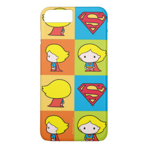 Chibi Supergirl Character Turnaround Case-Mate iPhone Case