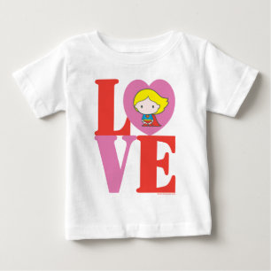 Chibi Supergirl LOVE Baby T-Shirt