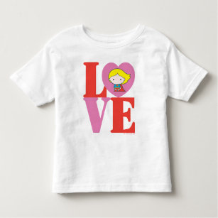 Chibi Supergirl LOVE Toddler T-shirt