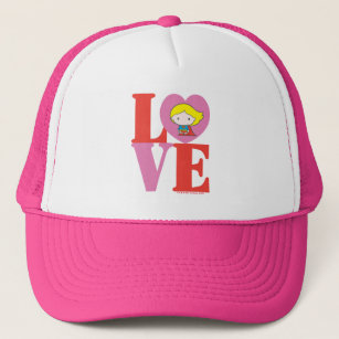 Chibi Supergirl LOVE Trucker Hat