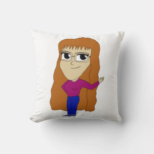 chibi throw pillow