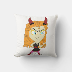 chibi throw pillow