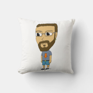 chibi throw pillow