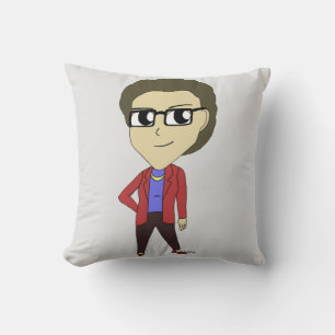 chibi throw pillow