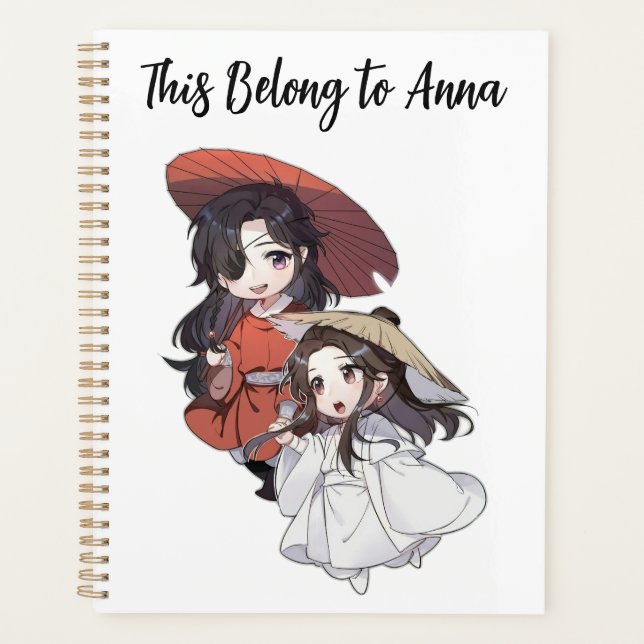 Chibi Tianguan Cifu Customized Planner (Front)