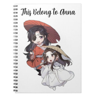 Chibi Tianguan Cifu Spiral Photo Notebook