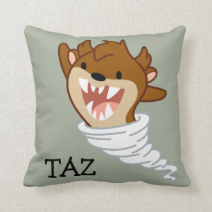 Chibi Tornado TAZ™ Throw Pillow
