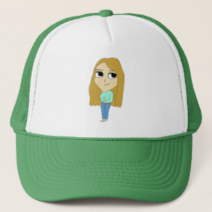 chibi trucker hat