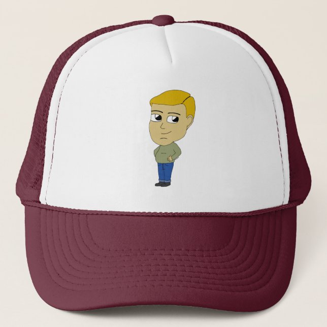 chibi    trucker hat (Front)