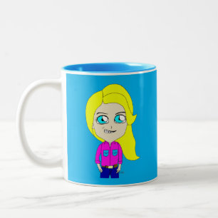 chibi Two-Tone coffee mug