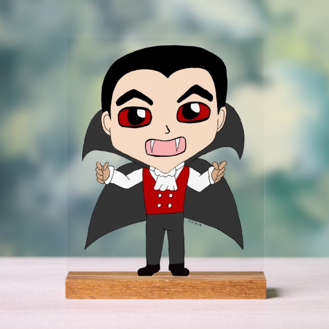 chibi vampire acrylic sign (Neutral)