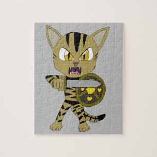 Chibi Warrior Cat Jigsaw Puzzle