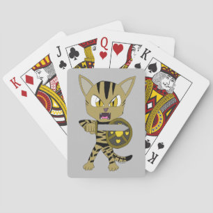 Chibi Warrior Cat Playing Cards