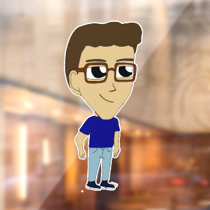 chibi window cling