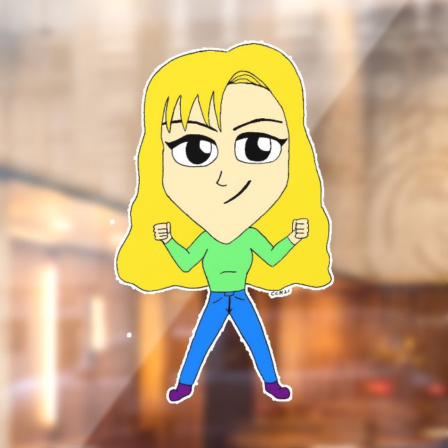 chibi    window cling (Sheet 2)