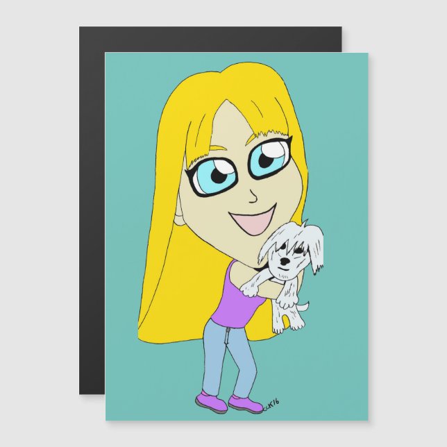 Chibi with a pup (Front/Back)