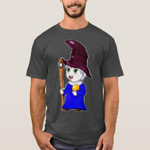 Chibi Wizard Cute Magician Character T-Shirt