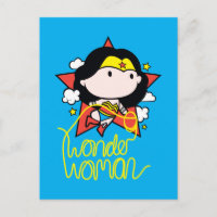 Chibi Wonder Woman Flying With Lasso