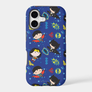 Chibi Wonder Woman, Superman, and Batman Pattern