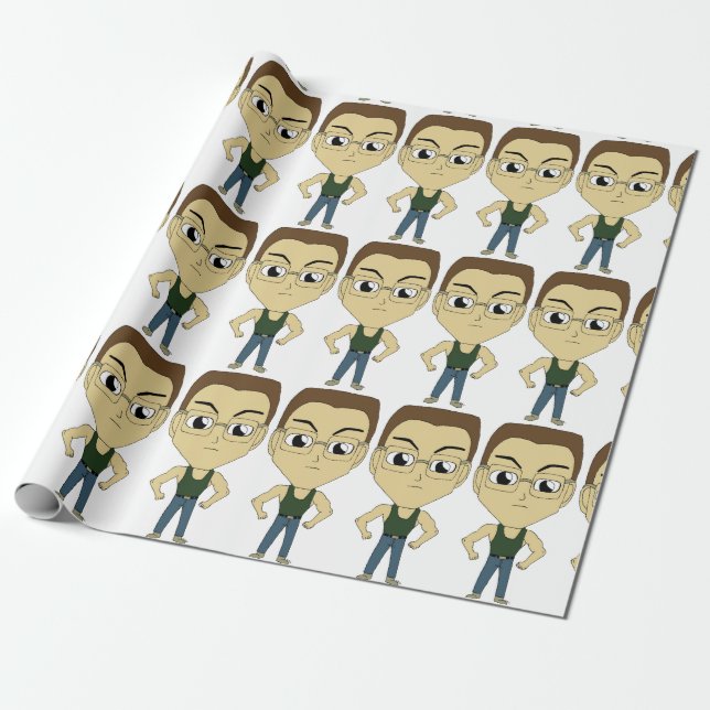 chibi   wrapping paper (Unrolled)