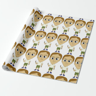 chibi wrapping paper