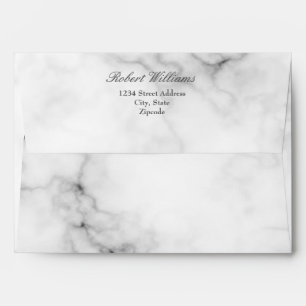 Chic 7 x 5 Enveloppes de messagerie en marbre Adre