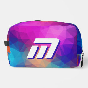 Chic Abstract Geometric Makeup Clutch & Travel  Dopp Kit