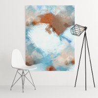 Chic Abstract Industrial Fusion Paint Art Pattern