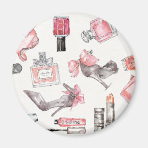 Chic Accents   Watercolor Fashion Magnet
