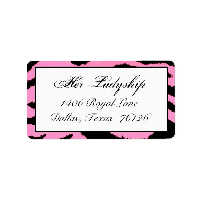 Chic Address Labels (Front)