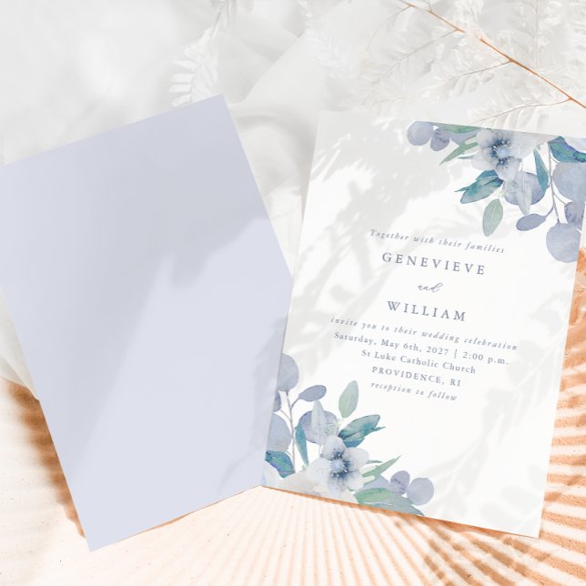 Chic Airy Blue Floral Bouquet Wedding (Creator Uploaded)