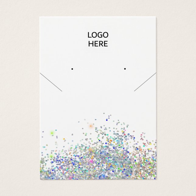 Chic Ajouter Votre Logo Collier Boucles d'oreilles (Devant)