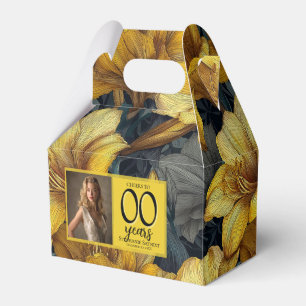 Chic Amaryllis 10Th Birthday Gift For Her Favor Box