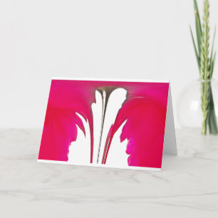 Chic amazing Red rose under the white sky.png Card