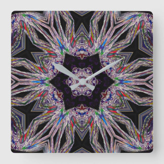 Chic Amethyst Design Acrylic Wall Clock