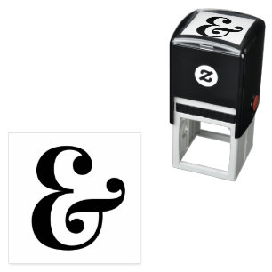 Chic Ampersand And Sign Self-inking Stamp