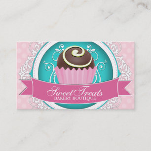 Chic and Elegant Bakery  Business Cards