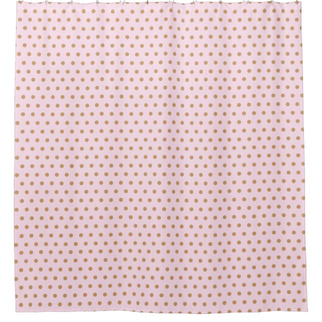 Chic and Glam Pink and Gold Colour Polka Dots (Front)