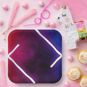 Chic and Modern 9" Square Paper Plate