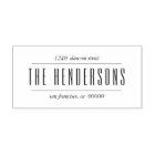 Chic and Modern Family Bold Script Return Address