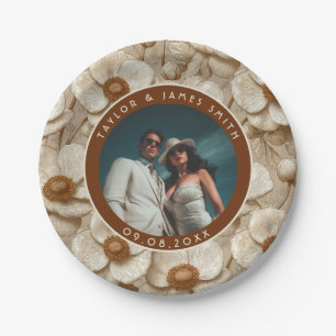 Chic Anemones Plates For Summer Wedding Party