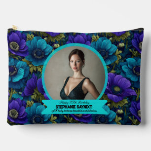 Chic Anemones Quinceañera Birthday Gift For Teen Accessory Pouch