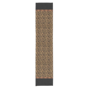 Chic Animal Leopard Print Short Table Runner