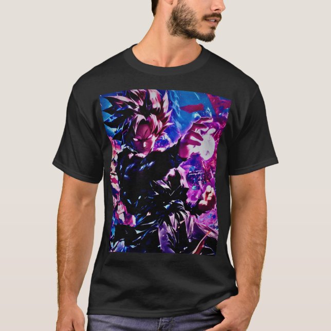 "Chic Anime Print Tee: Vibrant Art Edition" T-Shirt (Front)