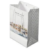 Chic Annapolis Maryland Watercolor Wedding
