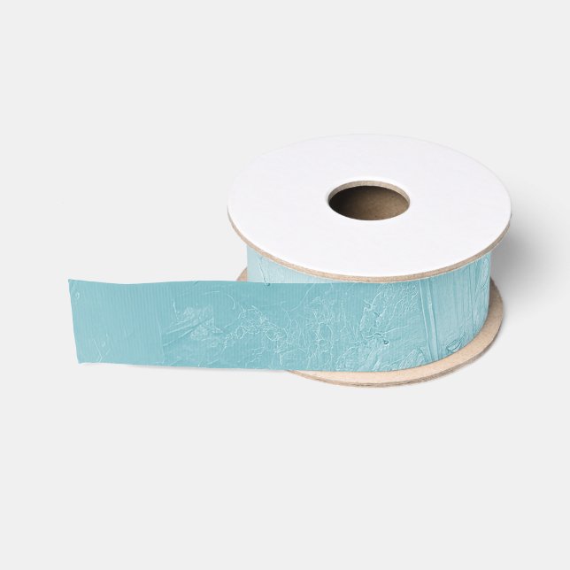 Chic Aqua Blue Mint Wedding Grosgrain Ribbon (Spool)