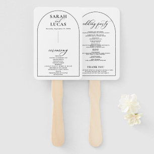 Chic Arch Modern Stylish Elegant Hand Fan