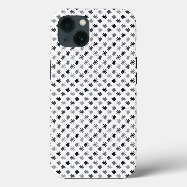 Chic Asterisks - Classic - White Background Case-Mate iPhone Case (Back)