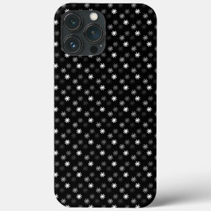 Chic Asterisks Starry Rhythm Classic Black iPhone 13 Pro Max Case