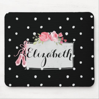 Chic Ballet Personalized Mouse Pad